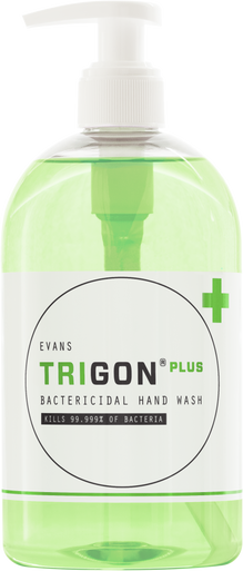 Evans Trigon Plus Antibac Hand Soap 500ml Pump Bottles 6 Pack