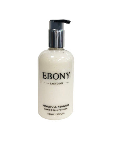 Ebony Hand and Body Lotion Honey and Mango Pump Bottles 6 Pack