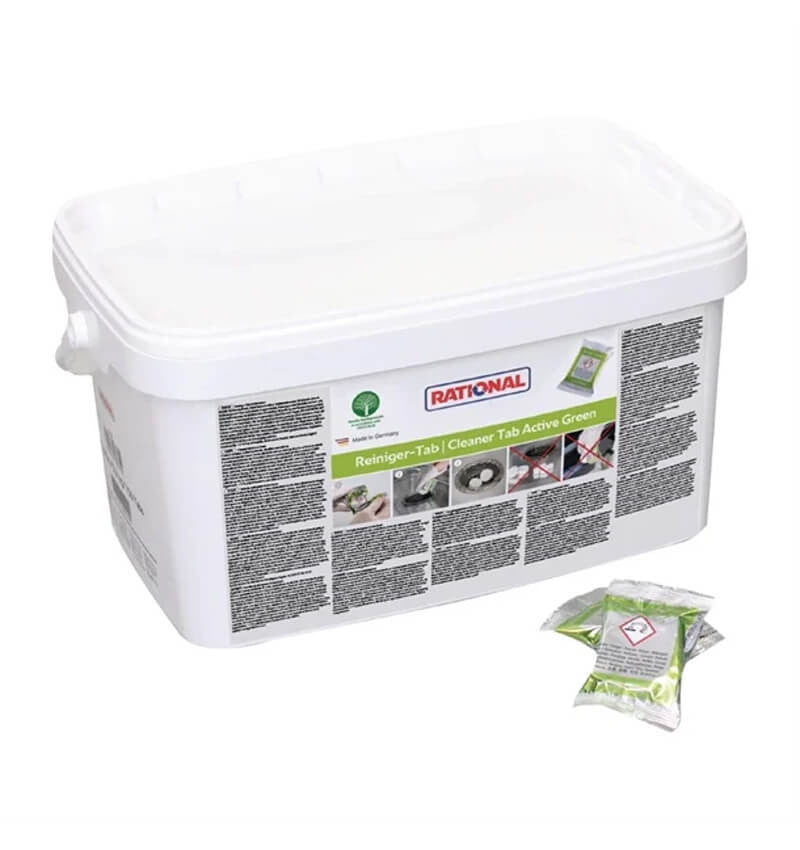 Full shot of Rational Oven Cleaner Active Green Tablets
