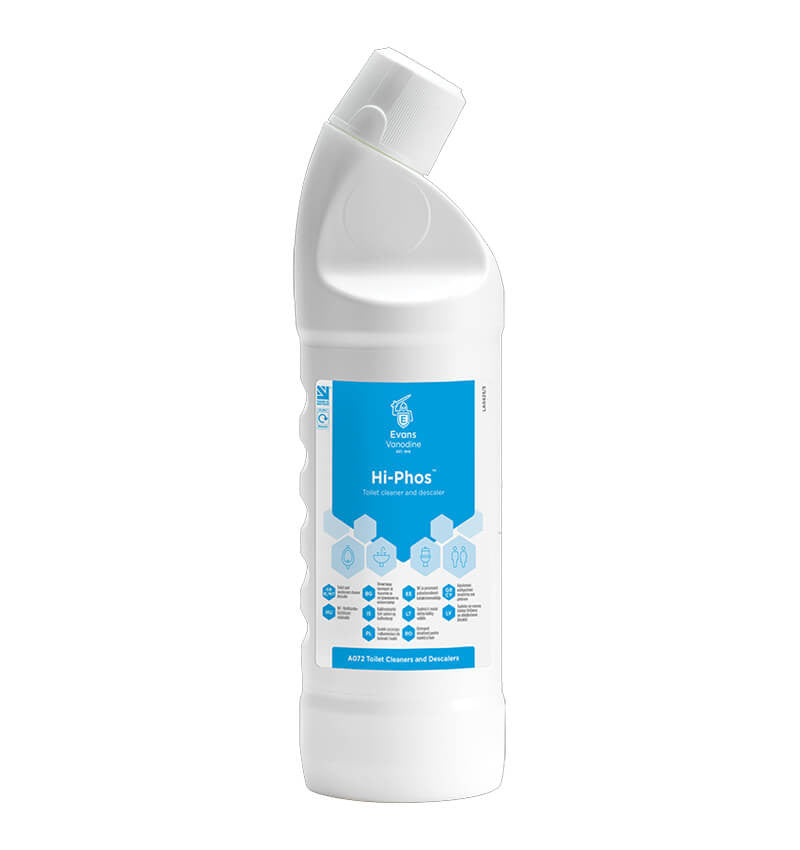Evans Hi-Phos Toilet Cleaner and Descaler 1Ltr
