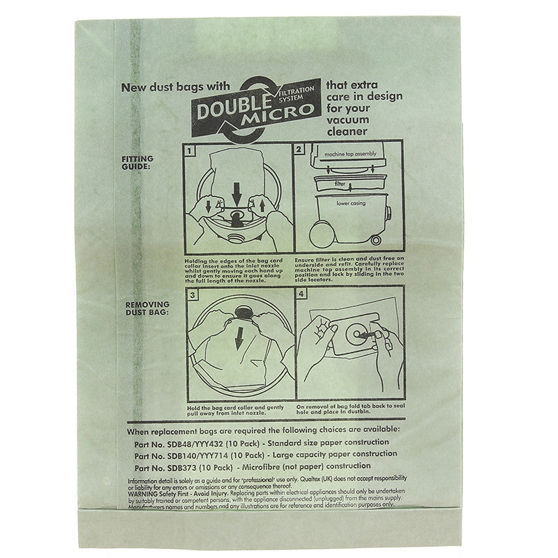 Numatic Henry Vacuum Bags Paper