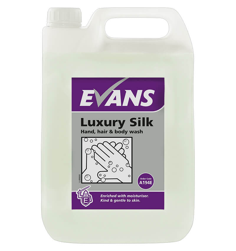 Evans Luxury Silk Hand Wash 2 x 5Ltr