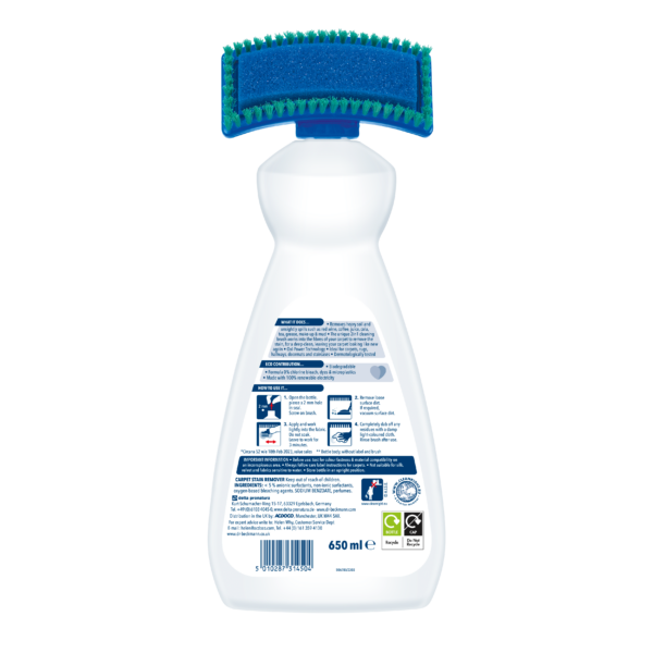 Dr Beckmann Carpet Stain Remover with Brush 650ml