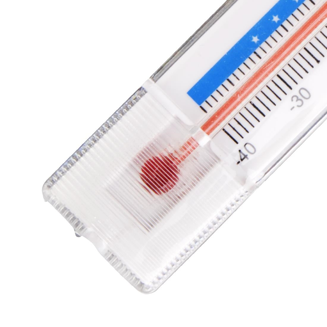 Lower part of Hygiplas Hanging Freezer Thermometer.