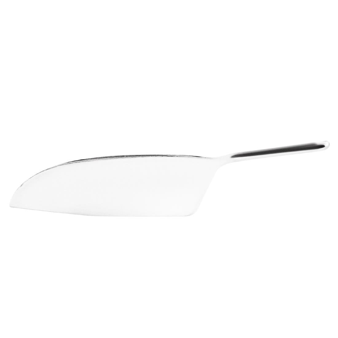 Side shot of Vogue Aluminium Scoop 455ml.
