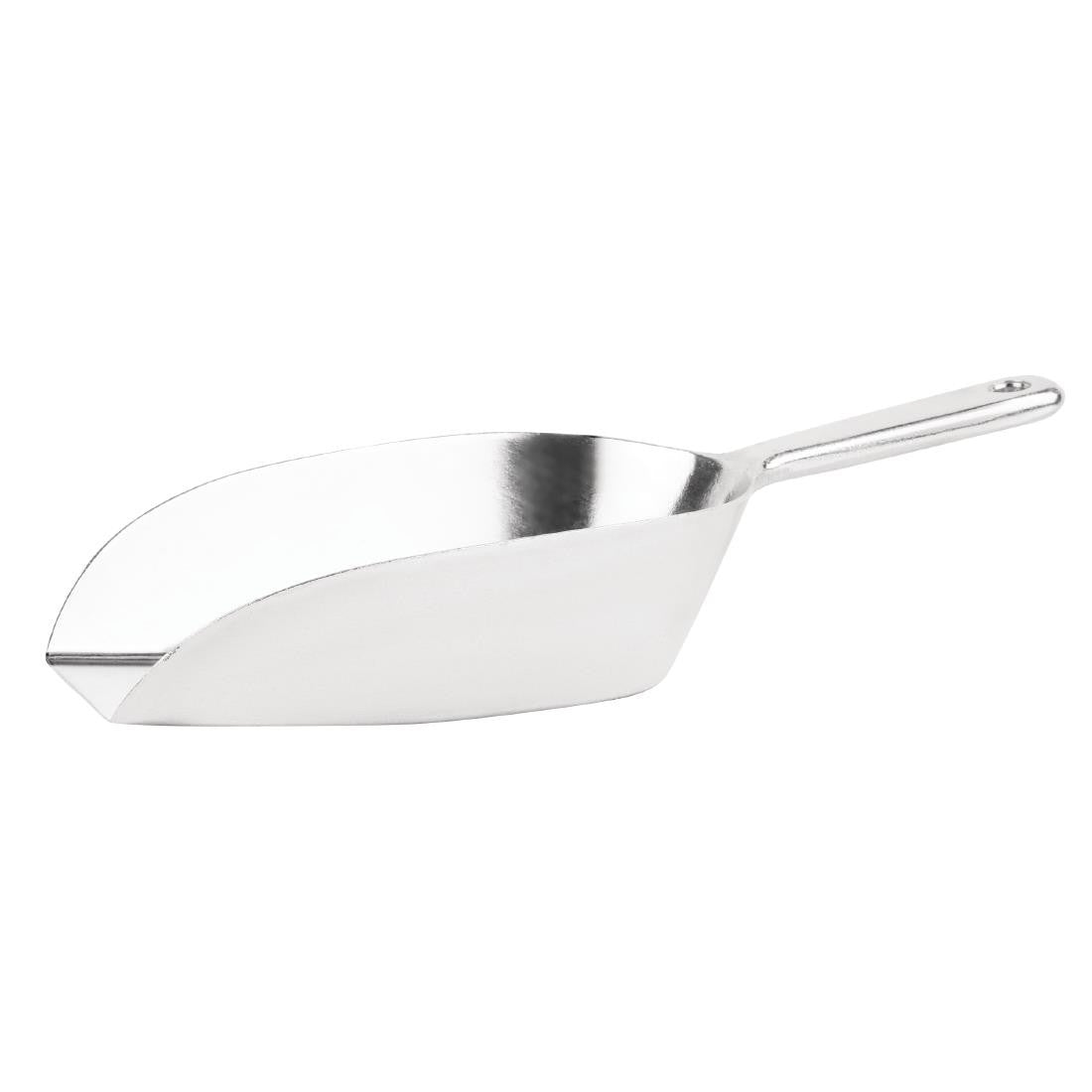 Side top view of Vogue Aluminium Scoop 455ml.