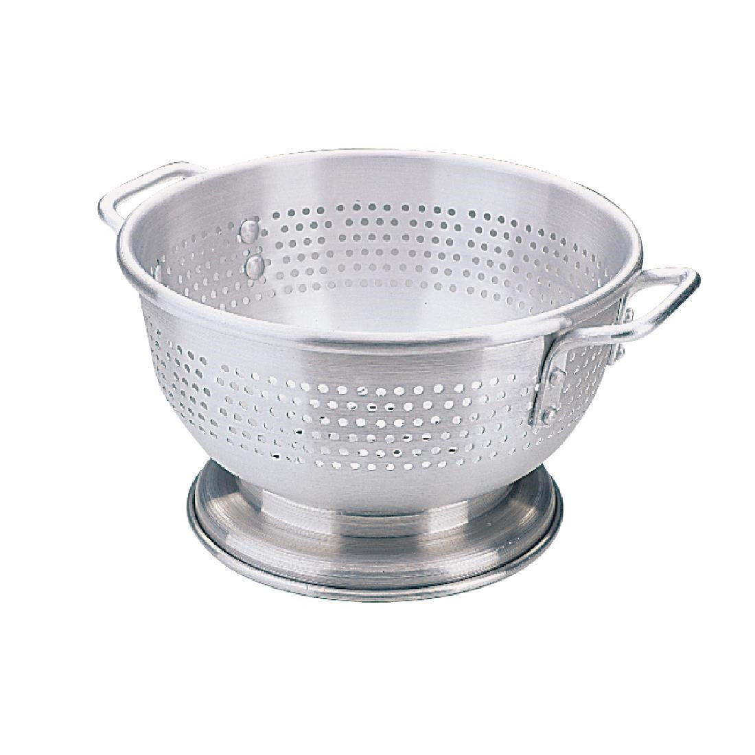 Vogue Aluminium Colander 14"  full shot.