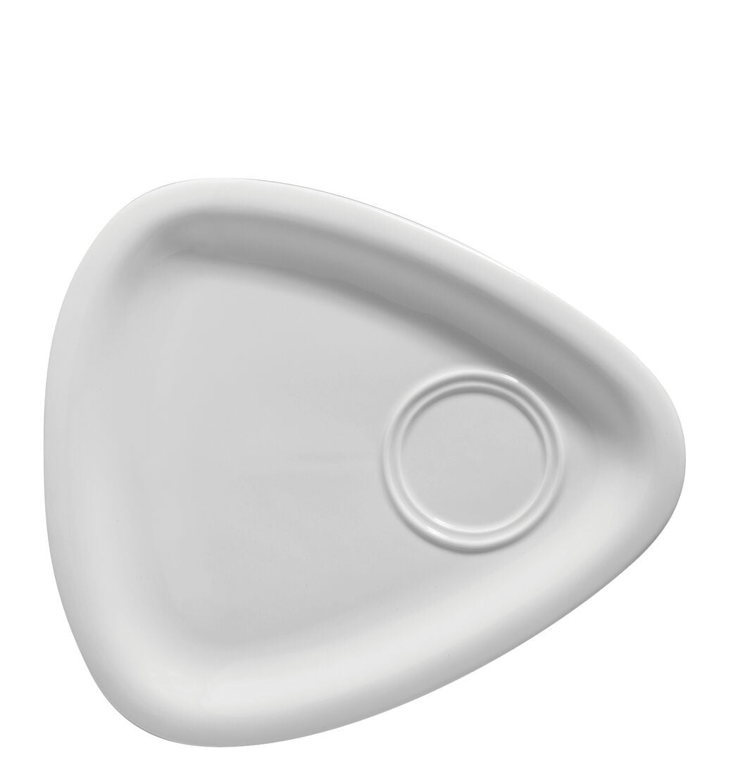 Utopia Titan Triangular Rimmed Gourmet Plate 11" (28cm) 6 Pack