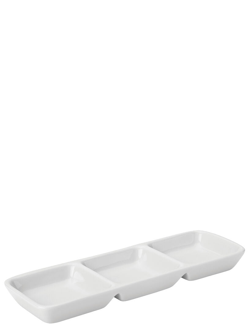 Utopia Titan Triple Divided Dish 7.75 X 2.5" (20 X 6.5cm) 48 Pack