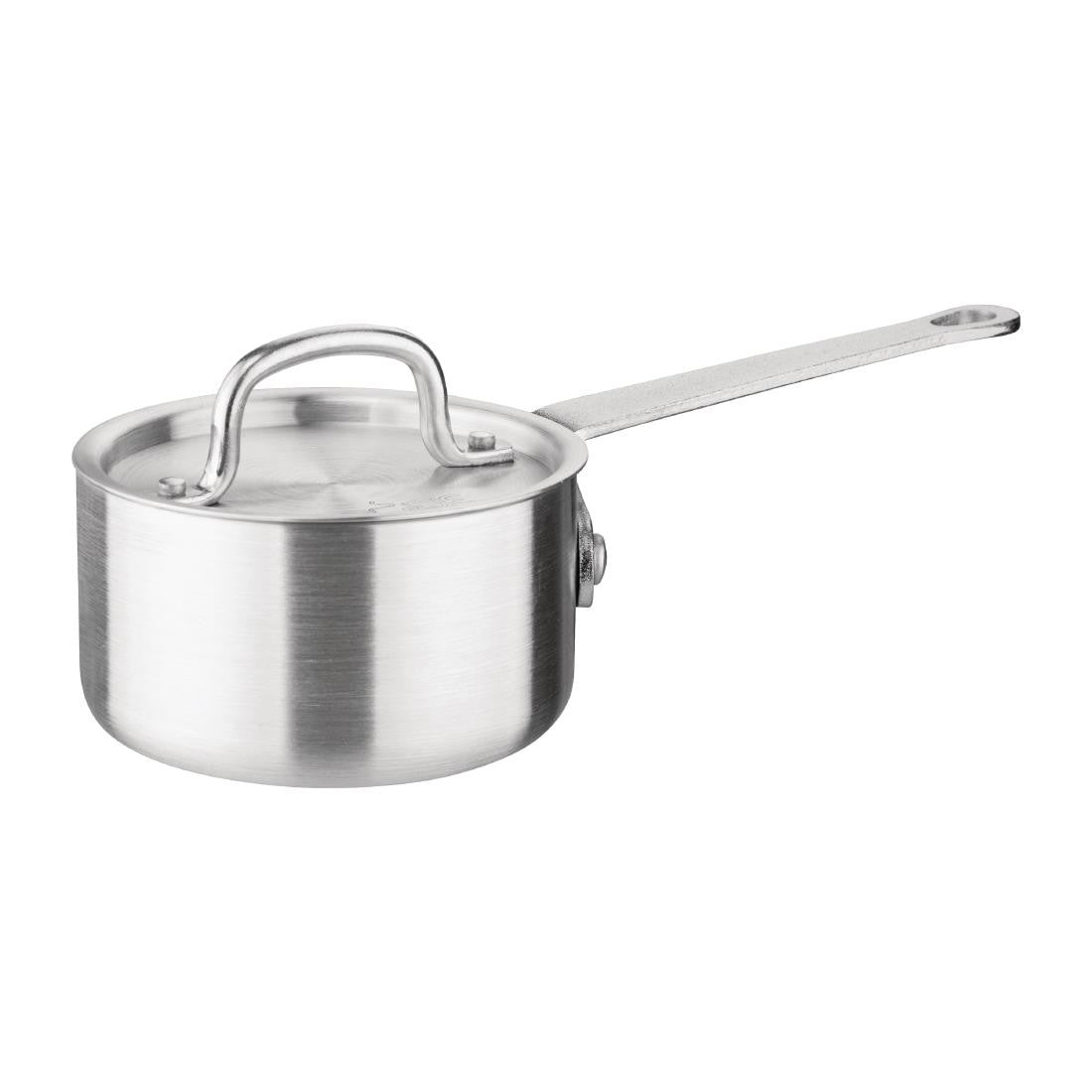 Vogue Aluminium Saucepan 0.7Ltr  with lid.