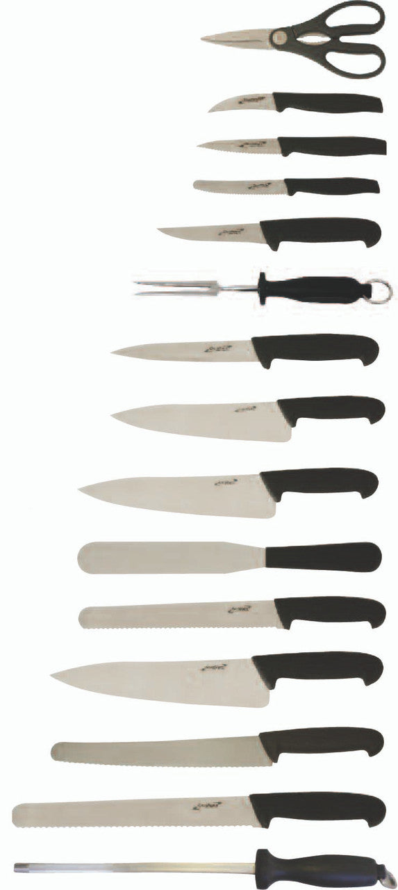 15 Piece Knife Set + Knife Case Group Image