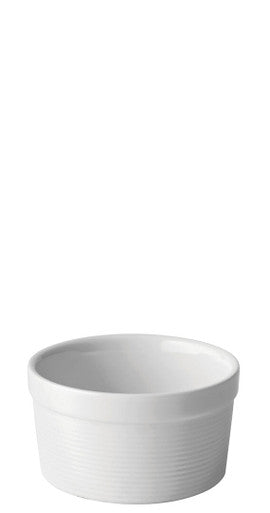 Utopia Titan Ribbed Ramekin 3.5" (9cm) 6.25oz (18cl) White 6 Pack