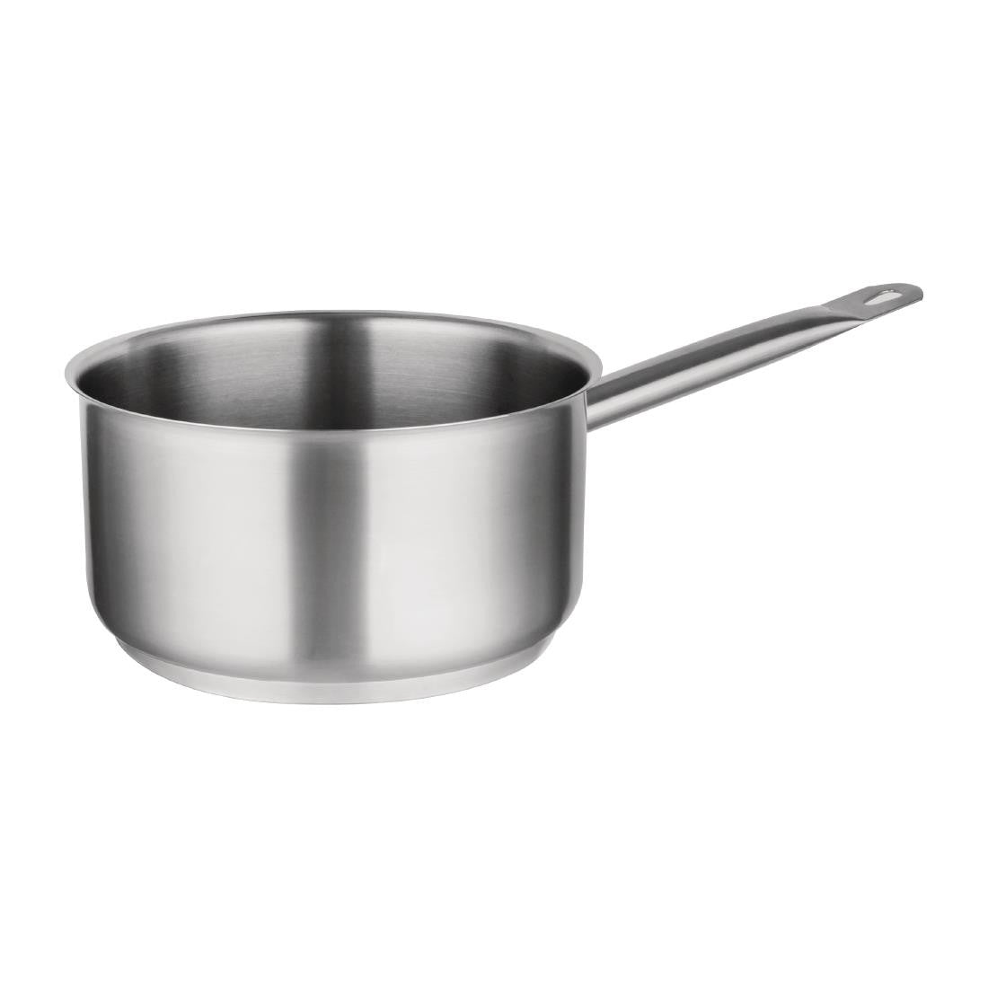 Full shot of Vogue Stainless Steel Saucepan 3Ltr.