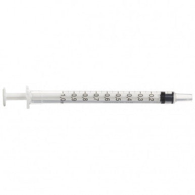 Luer Slip Syringe 1ml 120 Pack
