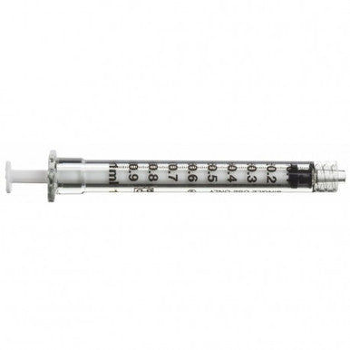 Luer Lok Syringe 1ml 100 Pack