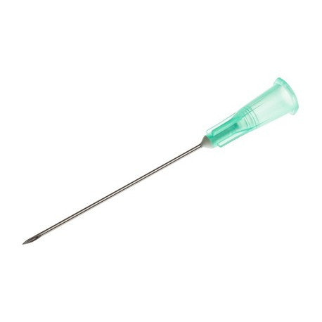Full image of 21G x 1.5 Inch Green colour Hypodermic Needle