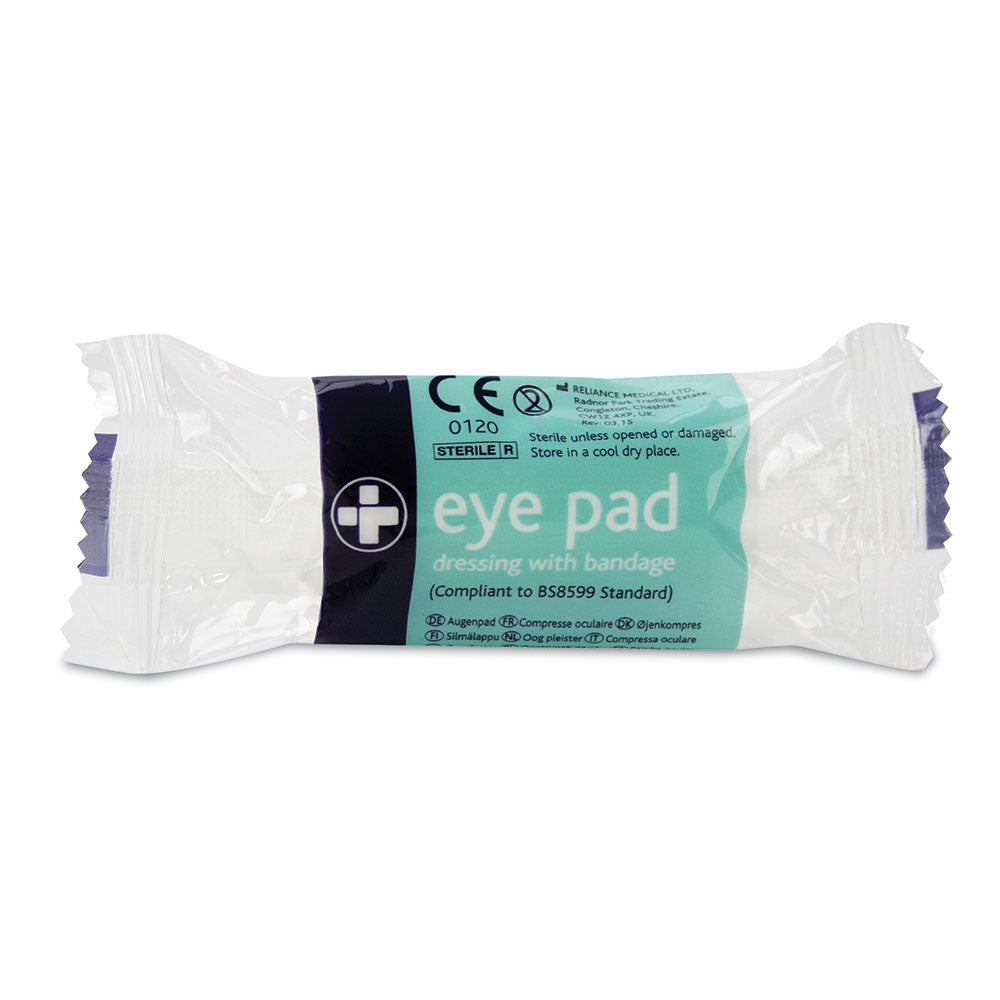 Eye Pad Dressing With Elasticated Loop in a pack