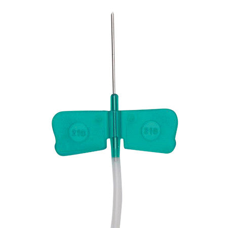 Full image of Butterfly Needle 21G Green With 300mm Tubing