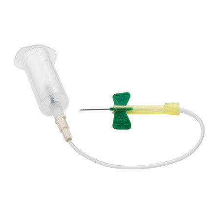Vacutainer Safety-Lok Blood Collection Set With Holder 21G Green Needle 18cm Tube 25 Pack