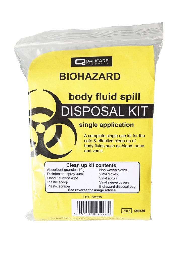 Biohazard Disposal Kit 5 Application