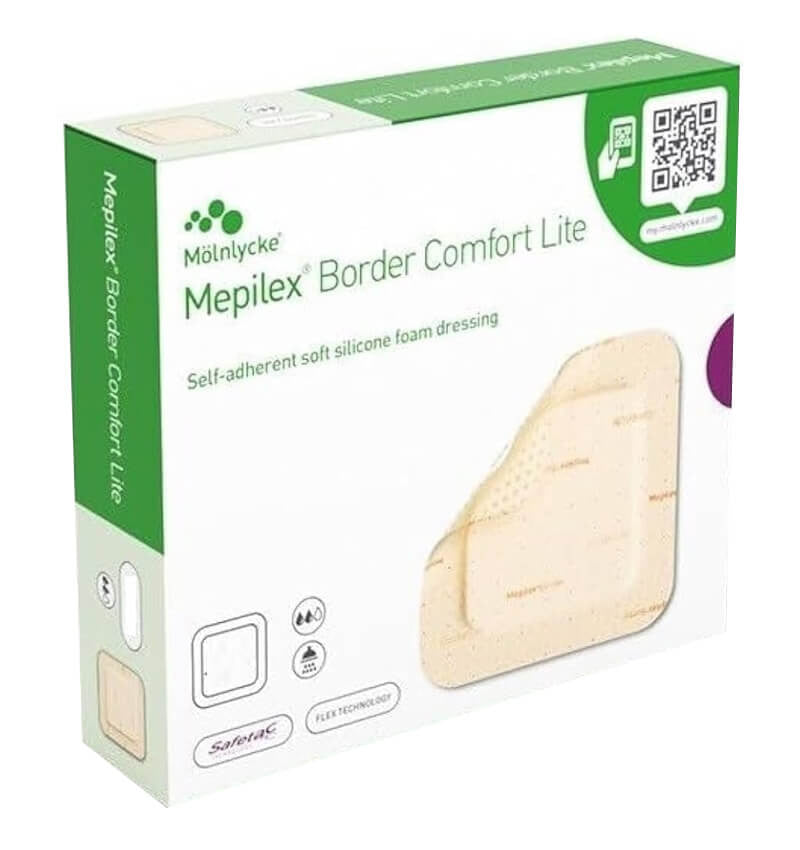 Mepilex Border Comfort Lite 10 x 10cm Pack of 10