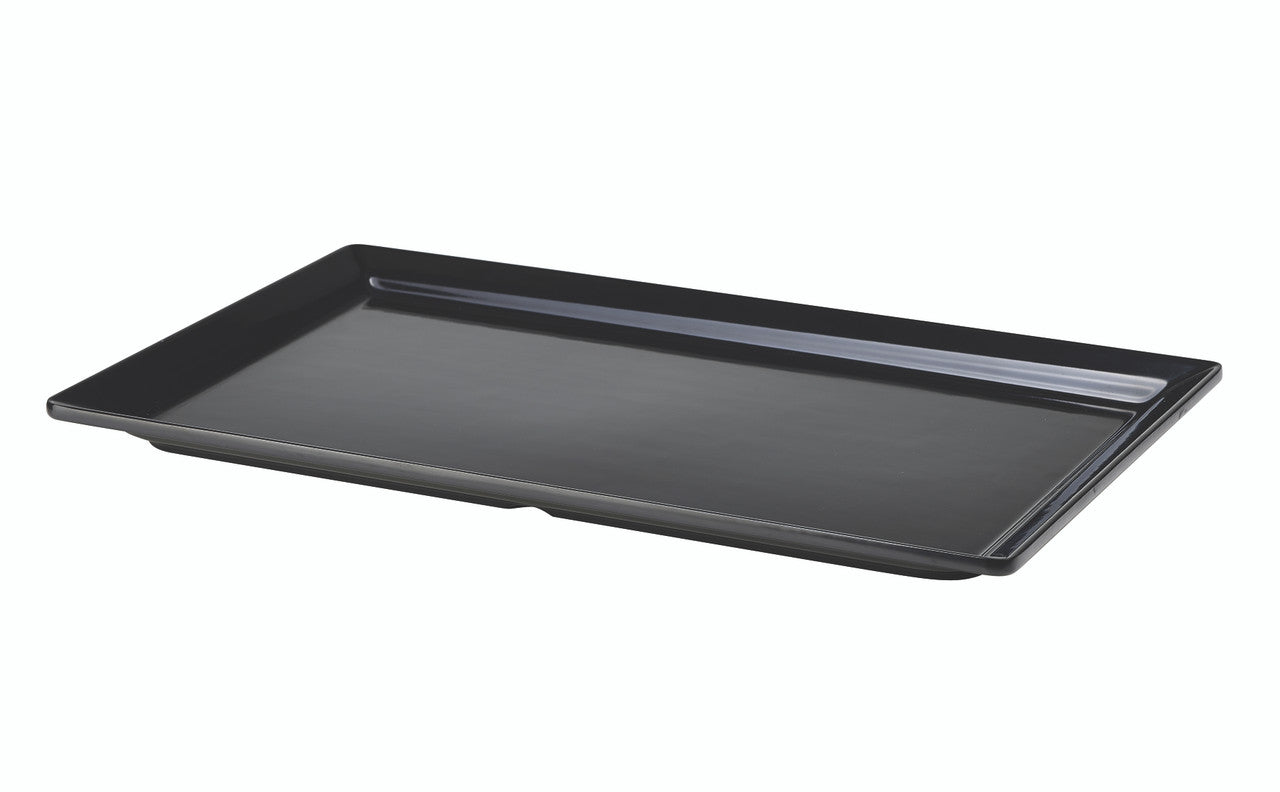 Black Melamine Platter GN 1/1 Size 53 X 32cm