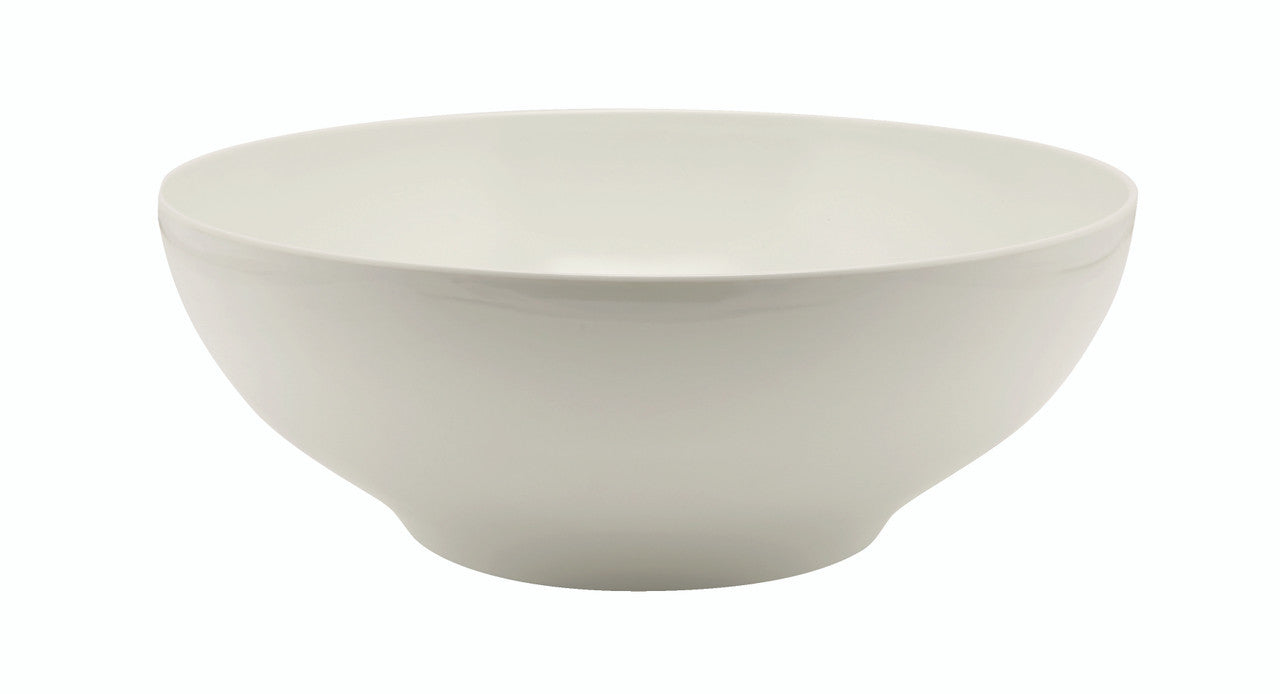 White Melamine Round Buffet Bowl 25.7cm