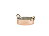 Mini Hammered Copper Plated Casserole Dish 12 x 3.5cm 12 Pack