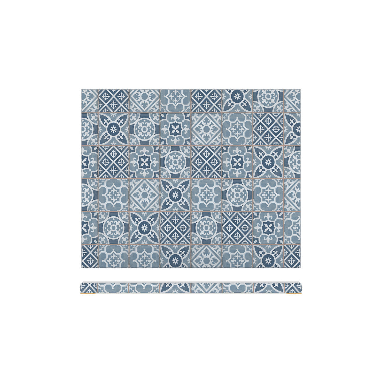 Blue Marrakesh Melamine GN1/2 Slab 32.5 x 26.5cm