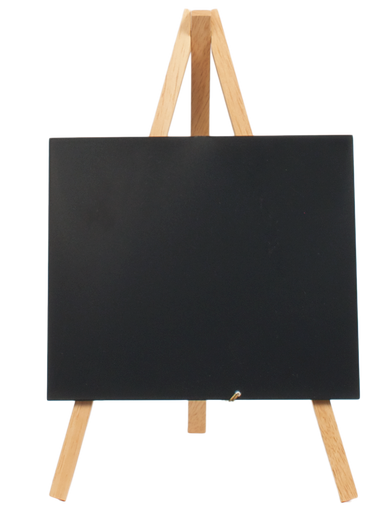 Mini Chalkboard Easel 24 X 11.5cm Wood Pk3