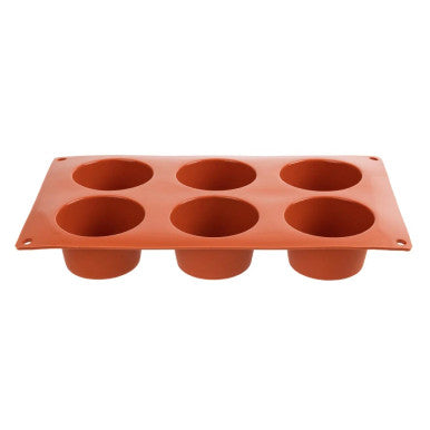 Pavoni Formaflex Silicone Muffin Mould 6 Cup N933