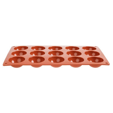 Pavoni Formaflex Silicone Half Sphere Mould 15 Cup N936