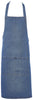 Washed Denim Bib Apron 70 x 90cm