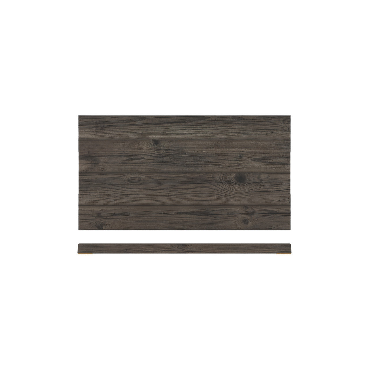 Oak/White New Haven Melamine GN1/3 Slab 32.5 x 17.6cm