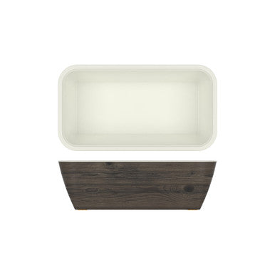 Oak/White New Haven Melamine GN1/3 Deep Dish 32.5 x 17.6 x 10cm