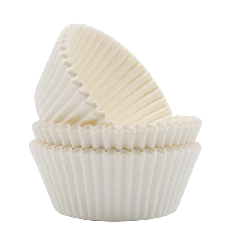 White Muffin Paper Cases