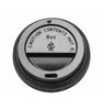 100 Pack Coffee Cup Lid For 8oz/6oz Cups Black