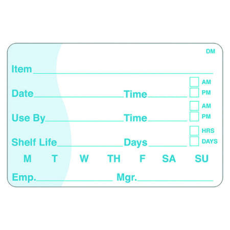 Dissolve Away Food Labels