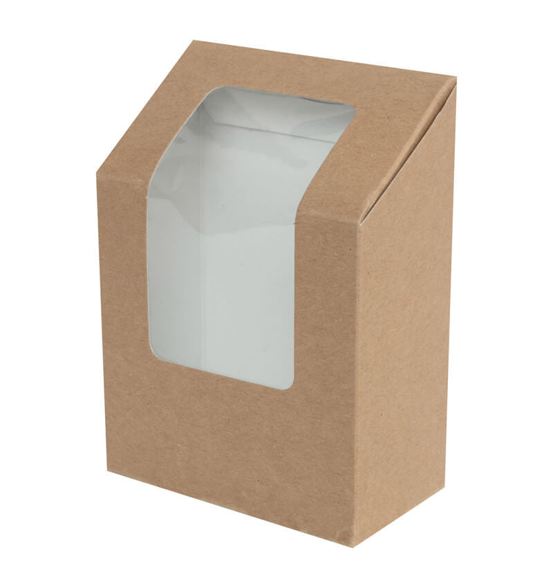 Full shot of Colpac Compostable Tuck Top Kraft Wrap Pack.
