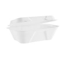 NOT LIVE - Vegware VA-SH89 Compostable Bagasse Takeaway Food Containers 9 x 6 Inches 200 Pack