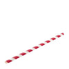 Paper Straws Red Stripe 250 Pack