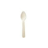 100 Pack Biodegradable Disposable Wooden Cutlery Tea Spoons