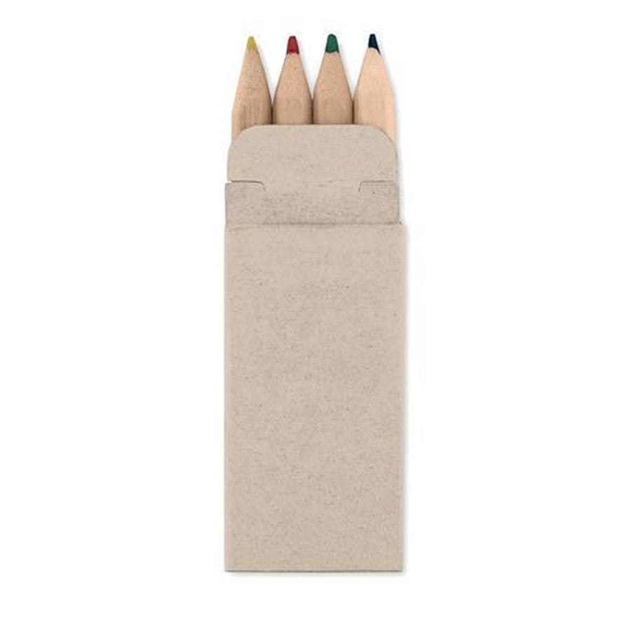 4 Mini Colouring Pencils 100 Pack