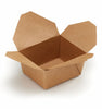 Small Food To Go Takeaway Box Kraft No Window 800ml