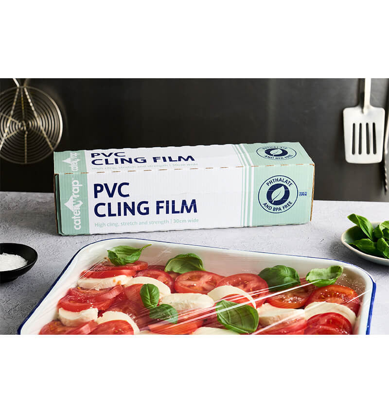 Caterwrap PVC Clingfilm 450mm x 300m in use