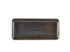 Terra Porcelain Black Narrow Rectangular Platter 31 x 14cm 6 Pack