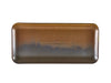 Terra Porcelain Rustic Copper Narrow Rectangular Platter 36 x 16.5cm 3 Pack