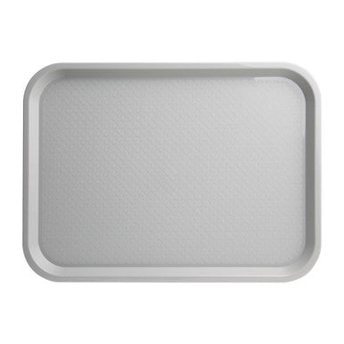 Olympia Kristallon Polypropylene Fast Food Tray Grey Large 450mm P508