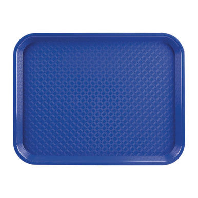 Olympia Kristallon Polypropylene Fast Food Tray Blue Large 450mm P512