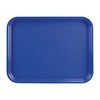 Olympia Kristallon Polypropylene Fast Food Tray Blue Large 450mm P512